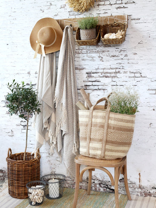 Karfa með haldföngum