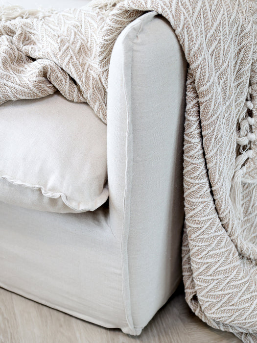 Teppi  150x 130 cm Latte Aix