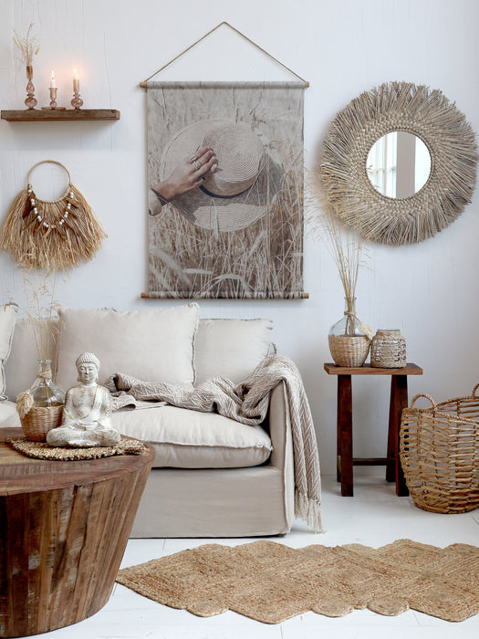 Teppi  150x 130 cm Latte Aix