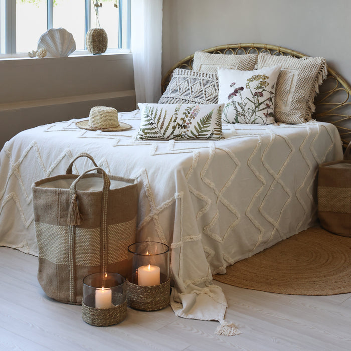 Rúmteppi Off White 260x240