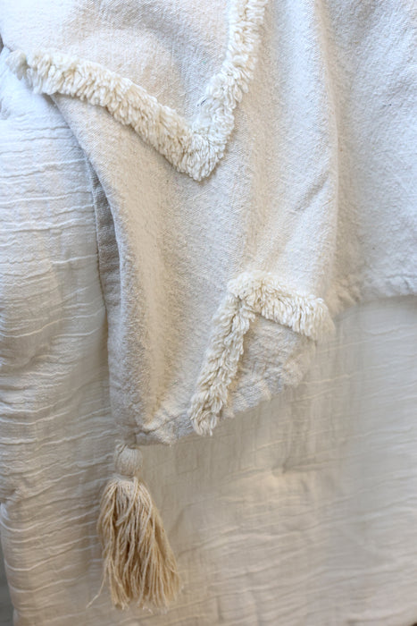 Rúmteppi Off White 260x240