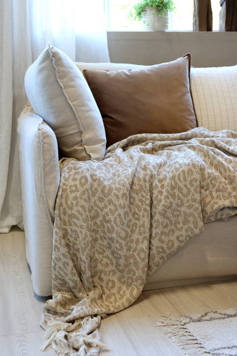 Teppi  150x 130 cm Leopard
