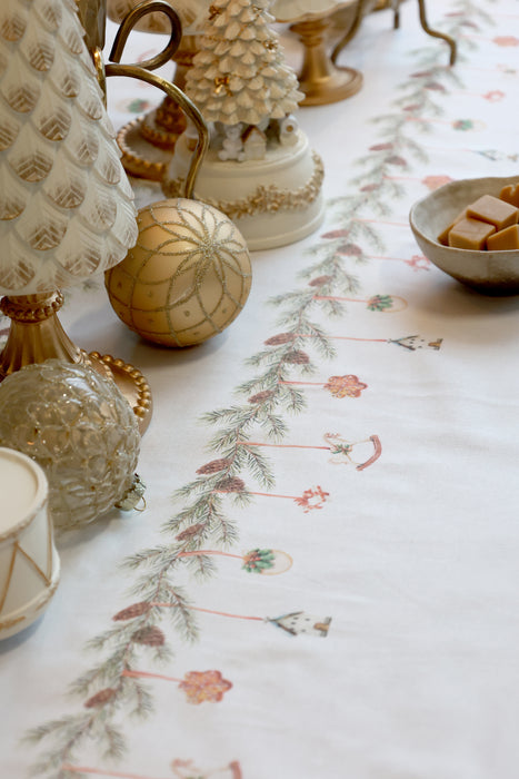 Dúkur Jóla með grenilengju