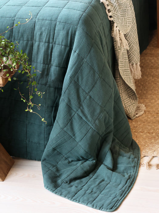 Rúmteppi 240*240cm "Forest Green"