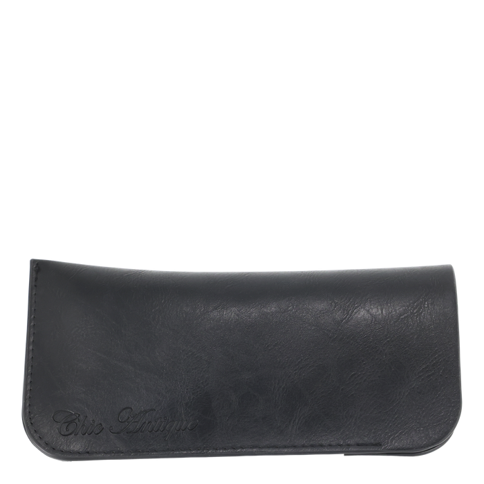 Lesgleraugu svört með gylltu