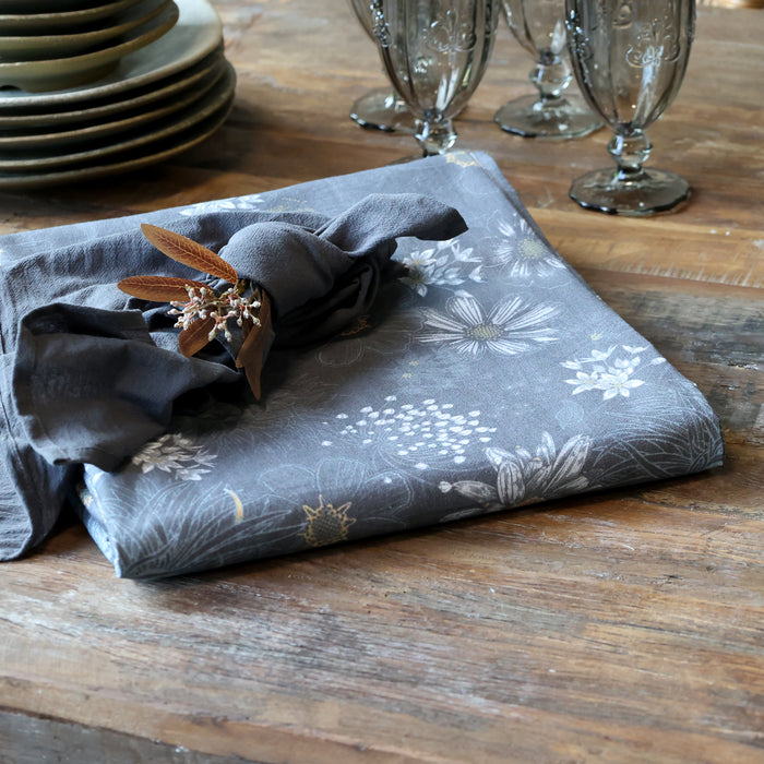 Dúkur Aix með blómamynstri "Midnight"