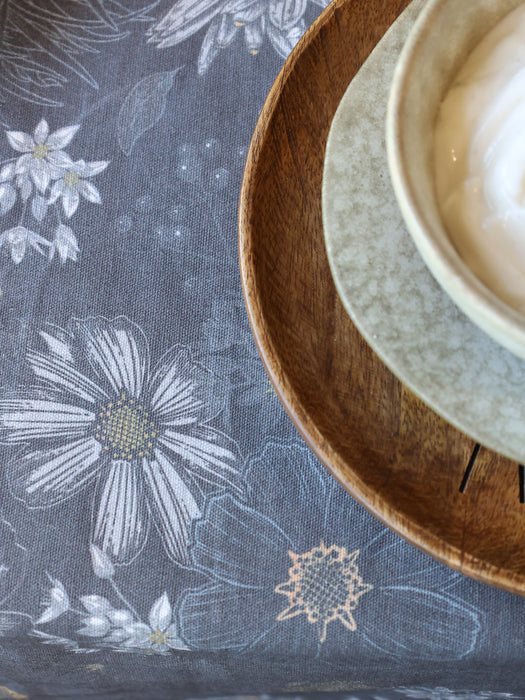 Dúkur Aix með blómamynstri "Midnight"