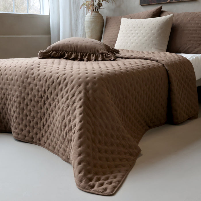 Aix soft Rúmteppi "Walnut" 260x240
