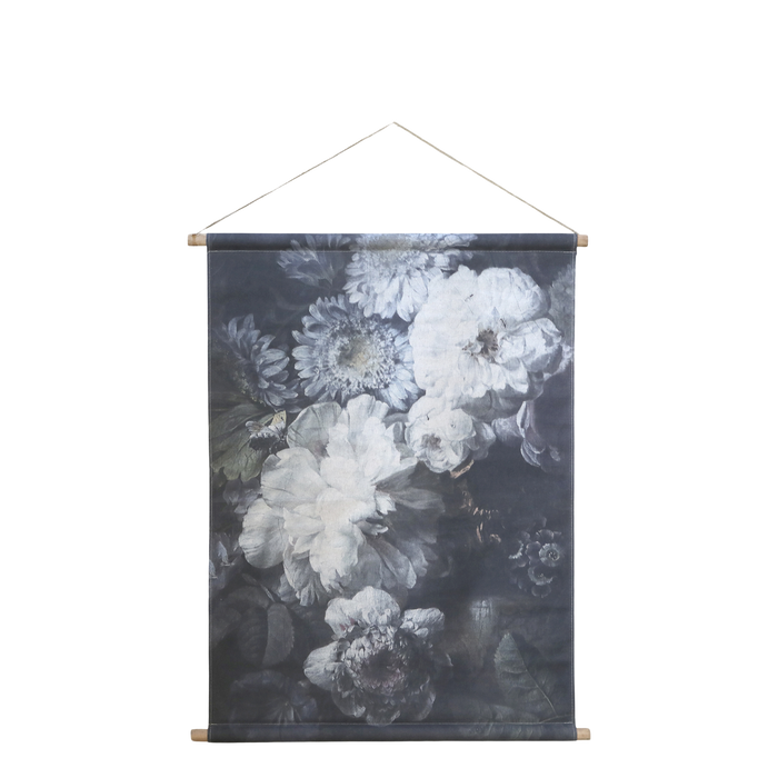 Mynd á striga blóm