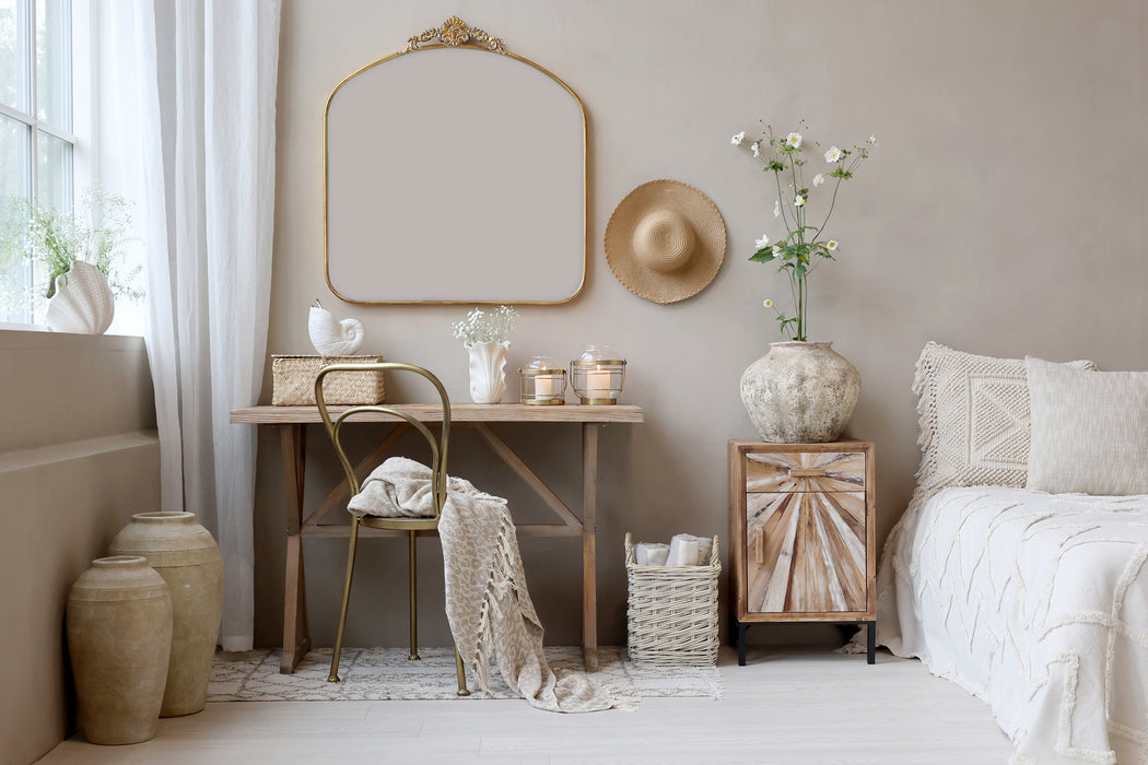 Spegill með prinsessumynstri