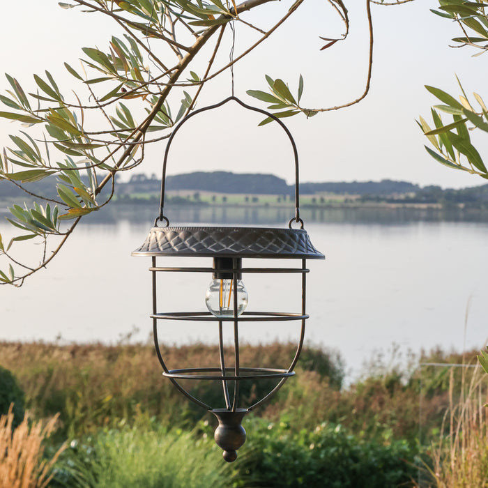 Sólarlukt með Led peru