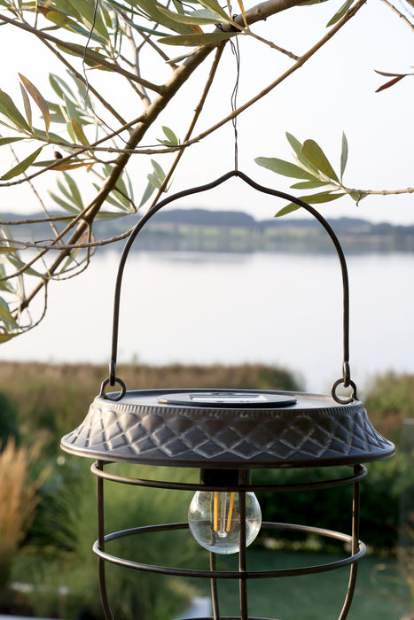 Sólarlukt með Led peru