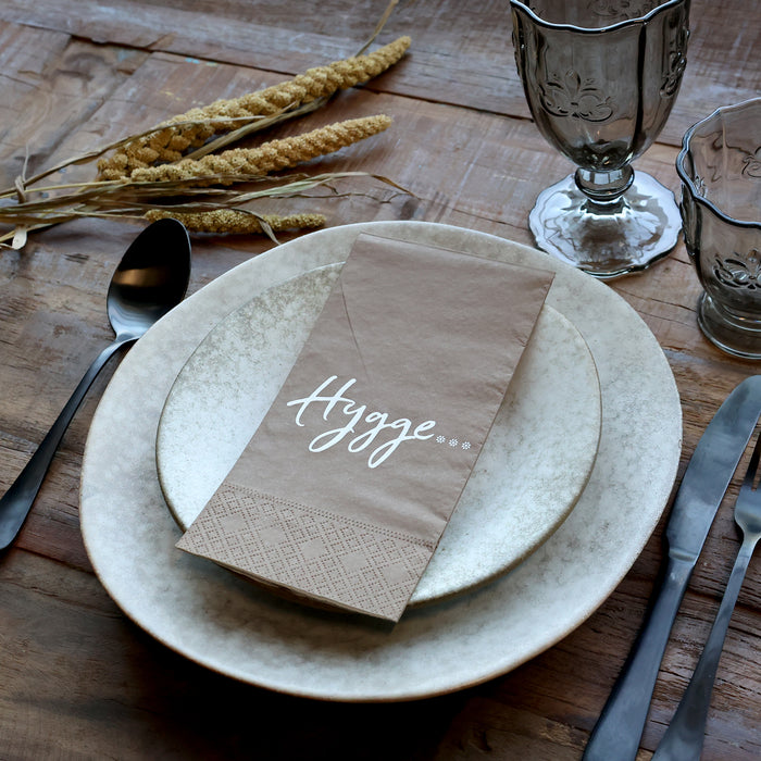 Servéttur "Hygge" Mocca