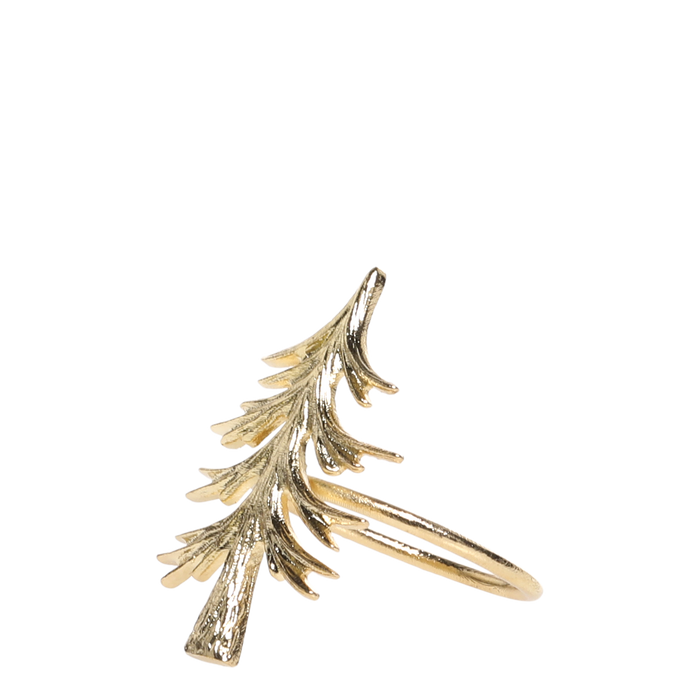Servéttuhringir Jólatré Brass