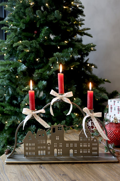 Merry Christmas gjafaborði - með rauðri skrift