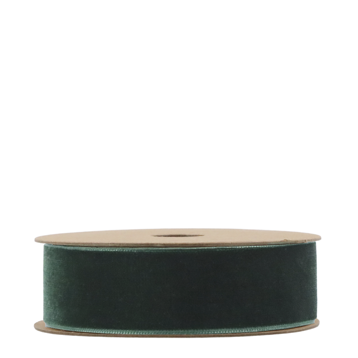 Velúrborði Dökkgrænn