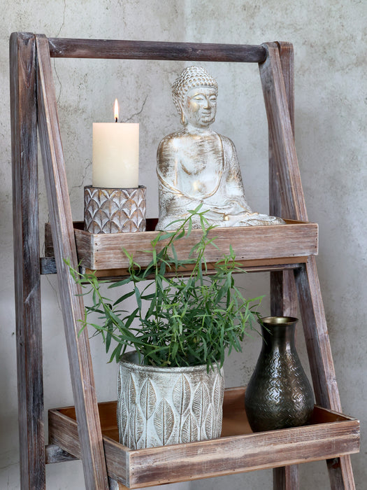 Hilla frístandandi með bökkum og körfum