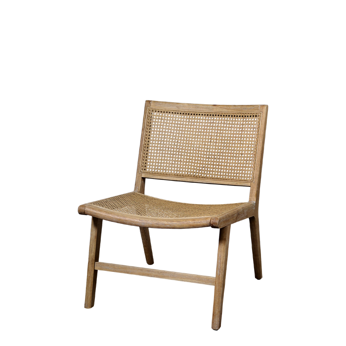 Lounge stóll úr rattan