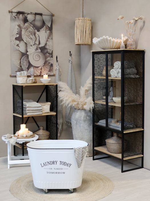 Þvottabali á hjólum