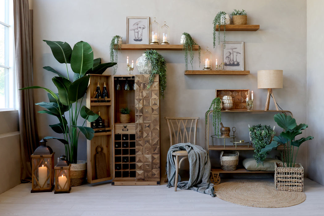 Viðarhilla 90cm á lengd