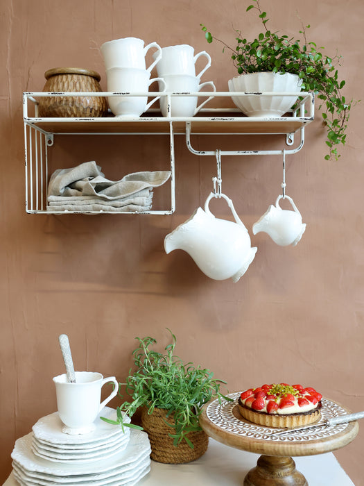 Kökudiskur/bakki á fótum úr mangovið