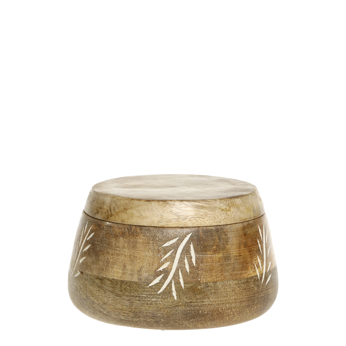 Box með loki viður