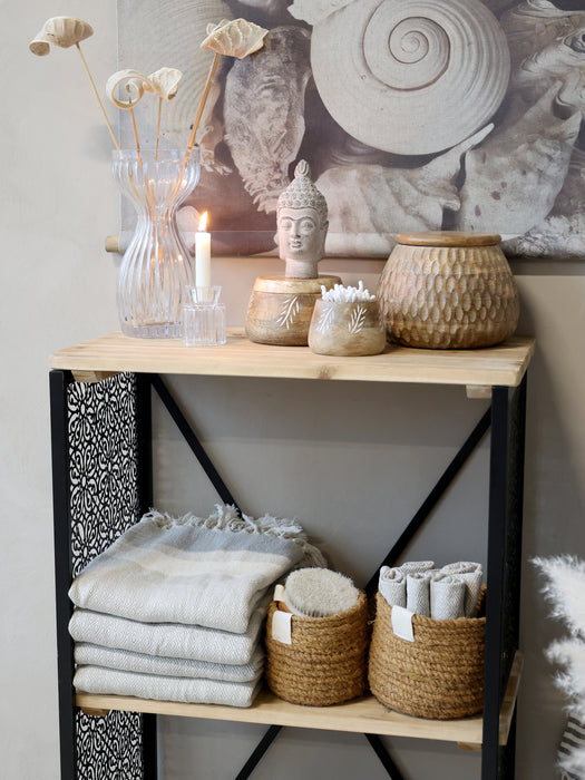 Box með loki viður