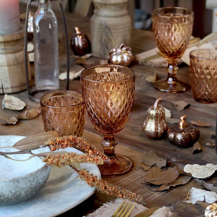 Saint-Èmilion vínglas með mynstri