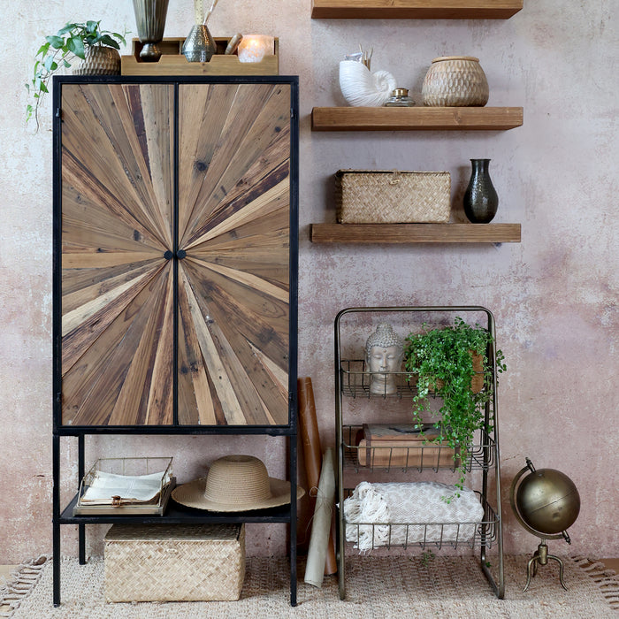 Hilla á þremur hæðum Antique Brass