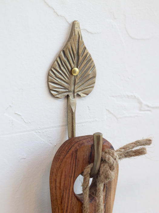 Snagi laufblað Brass
