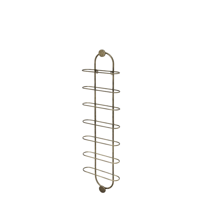 Vínrekki fyrir flöskur Brass