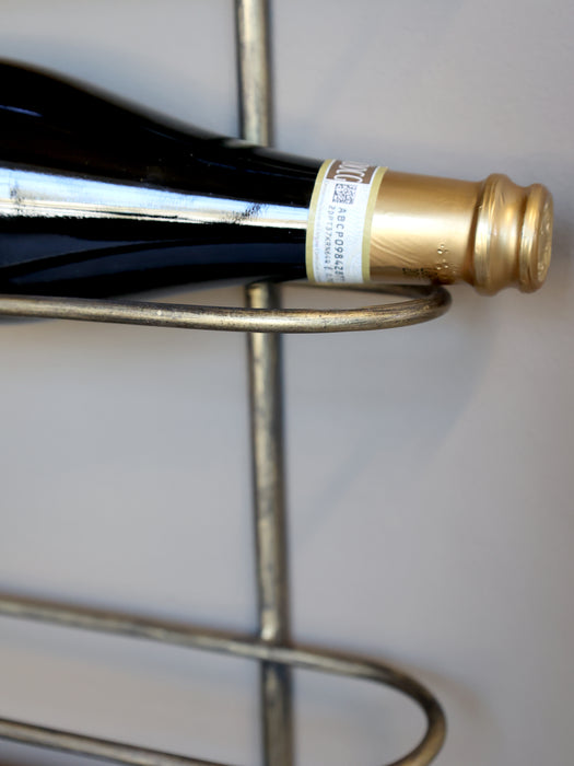 Vínrekki fyrir flöskur Brass