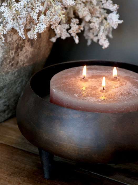 Skál/bakki  á fæti Brass