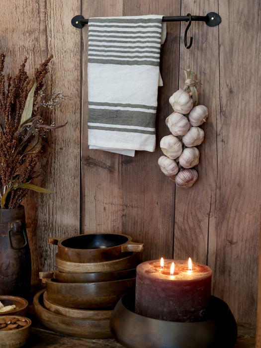 Skál/bakki  á fæti Brass