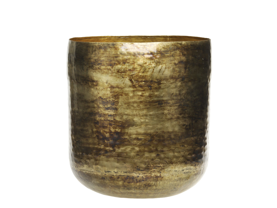 Blómapottur  "antique messing"