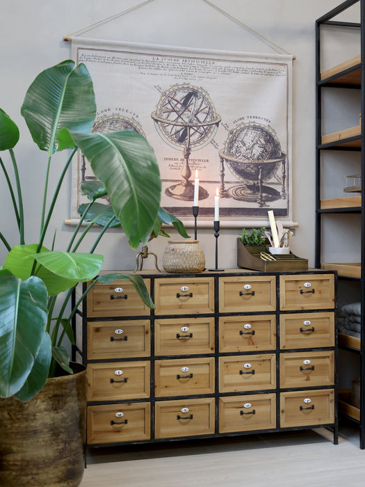 Blómapottur  "antique messing"