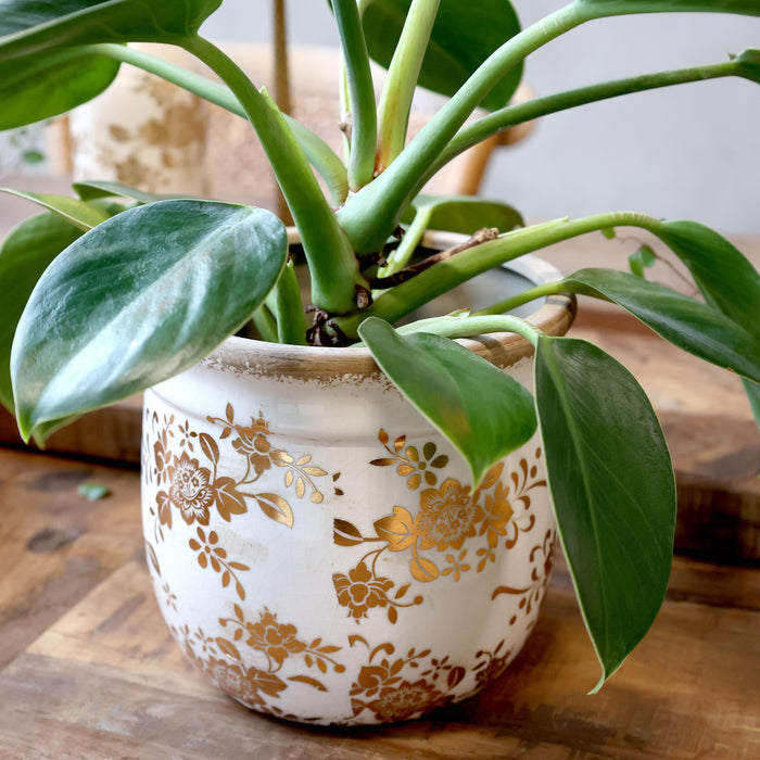 Afmælisútgáfa Melun blómapottur m gyllingu