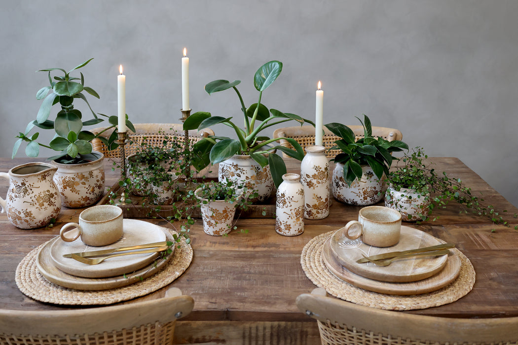 Afmælisútgáfa Melun blómapottur m gyllingu