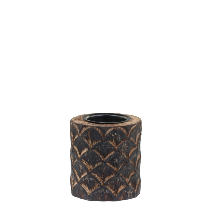 Kertastjaki með fallegu mynstri tré