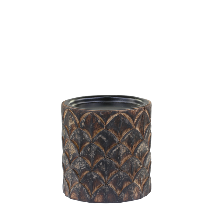 Kertastjaki með fallegu mynstri tré