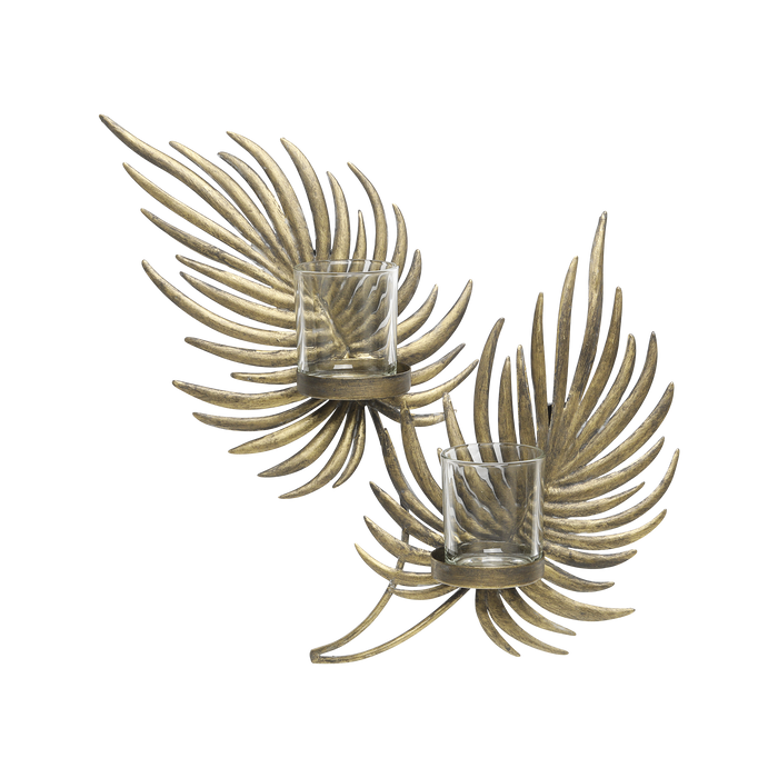 Kertastjaki með fallegu mynstri til að hengja á vegg