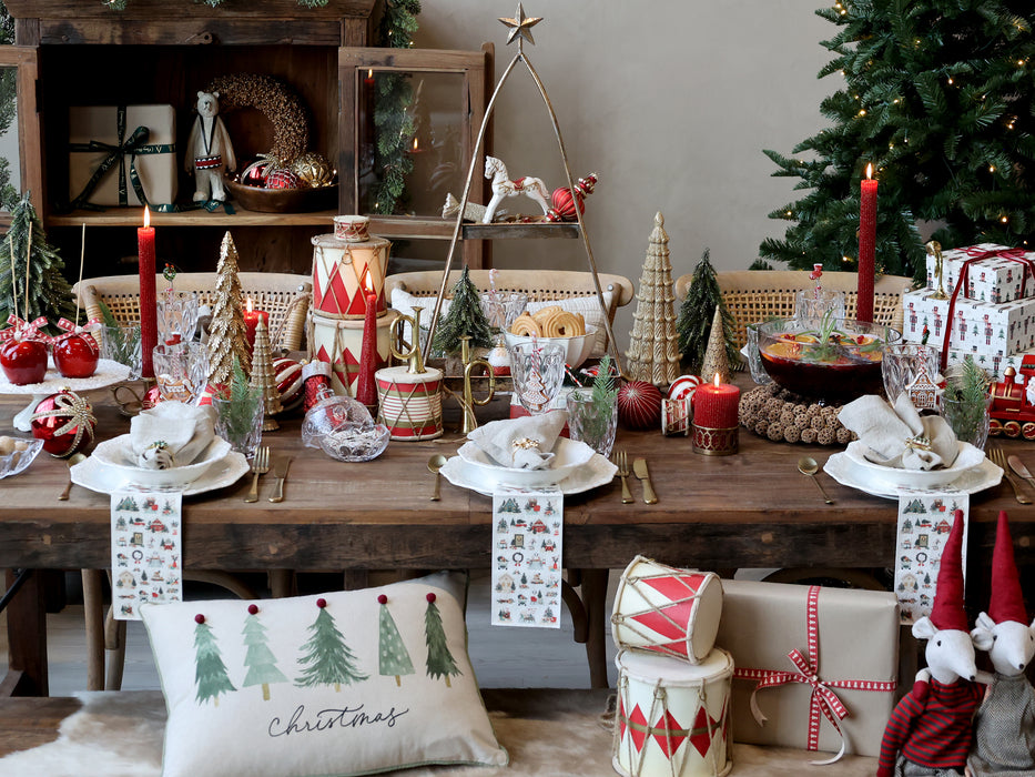 Kerti með glimmer - rautt