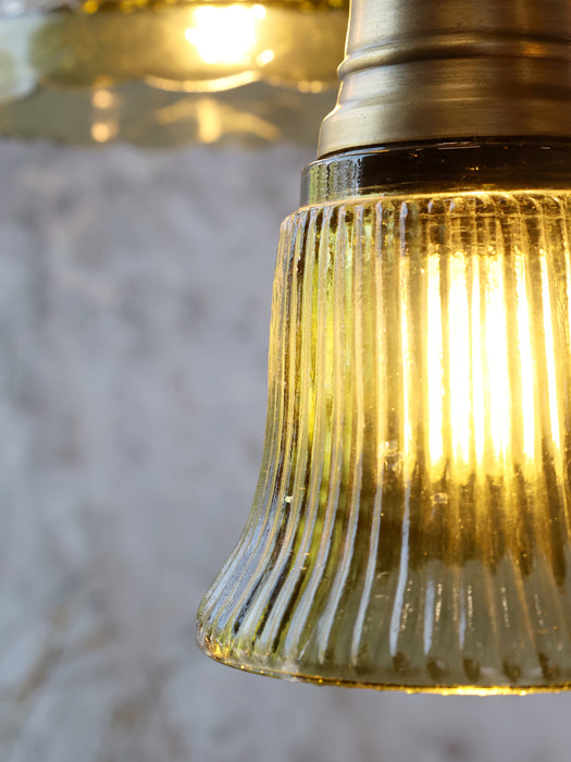 Loftljós gler Olive grænt