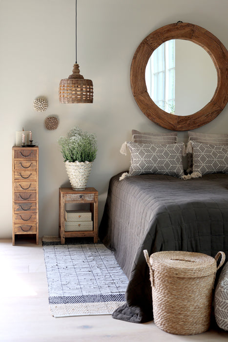 Loftljós úr Rattan handgert