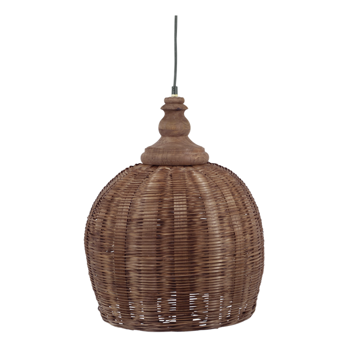 Loftljós úr Rattan handgert