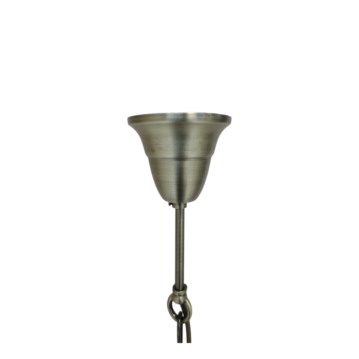 Handgerð Versailles ljósakróna - antique brass - minni