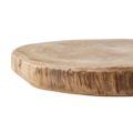 Einstakur, handgerður platti natur