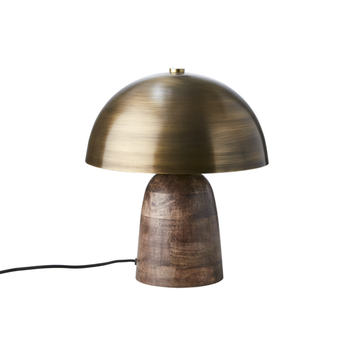 Fungi borðlampi - limited edition - brass/brown