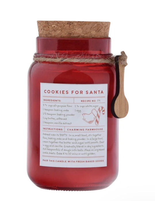 Cookies for Santa ilmkerti með tréskeið