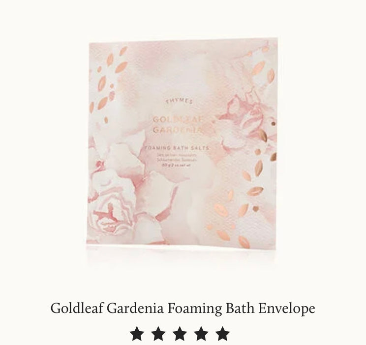 Goldleaf Gardenia freyðibaðsbréf